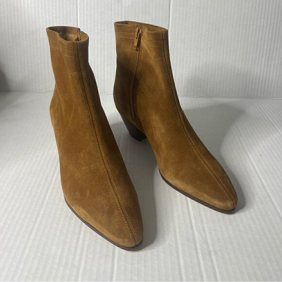 MAJE Flika Suede Ankle Boots - Tan New in box size 37 - Picture 11 of 12
